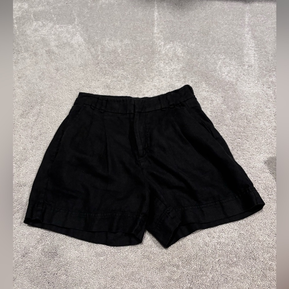 Free people linen shorts 0
